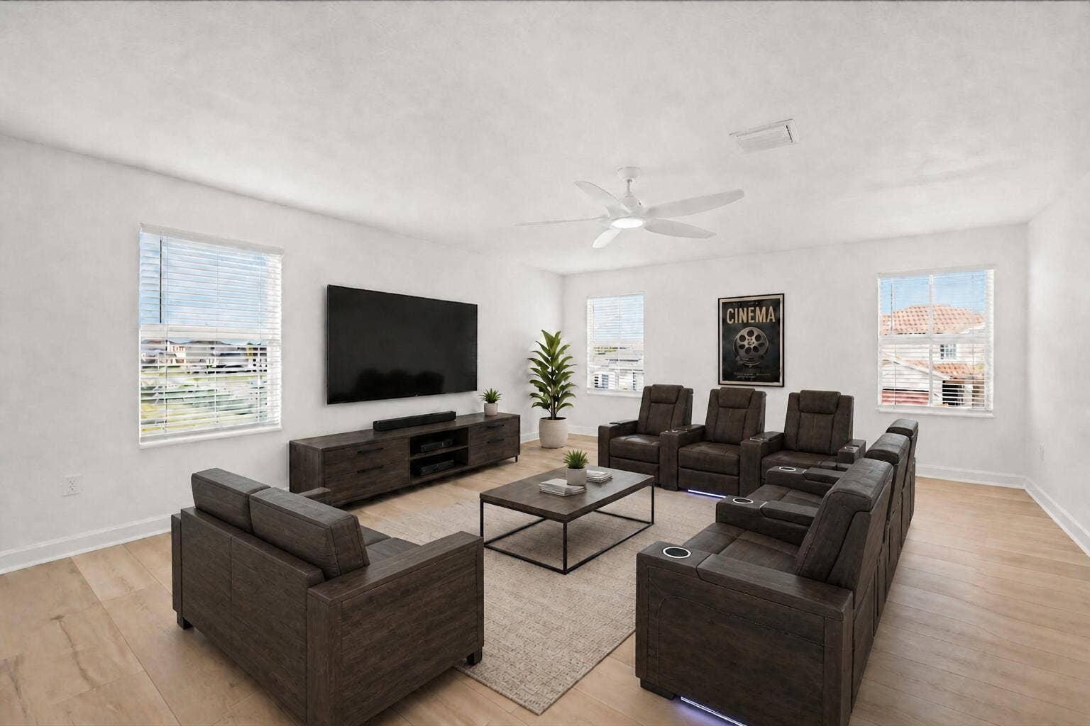 13248 NW Copper Creek Drive, Port St Lucie, FL 34987 Virtually Staged Media Room