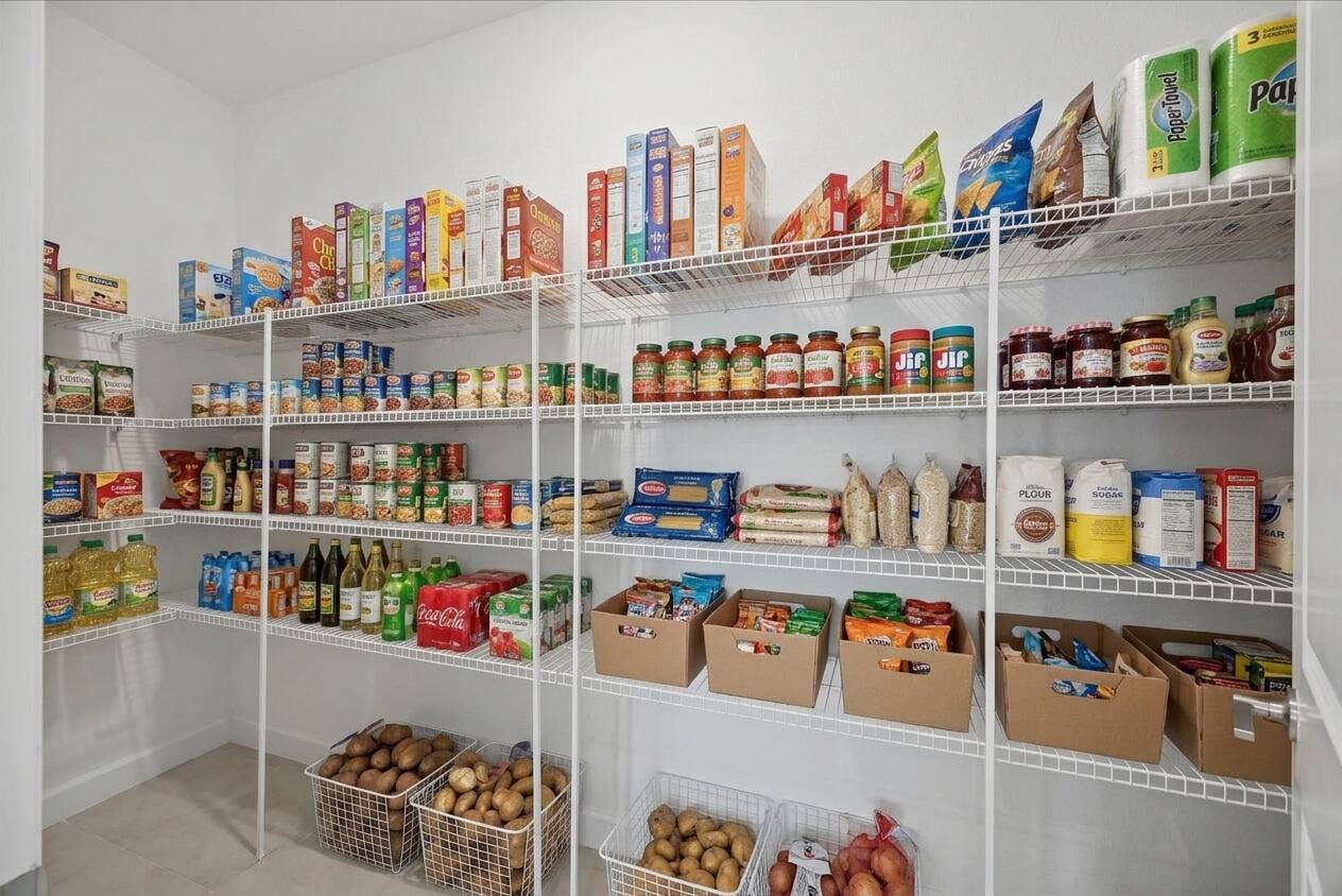 13248 NW Copper Creek Drive, Port St Lucie, FL 34987 Virtually Staged Pantry