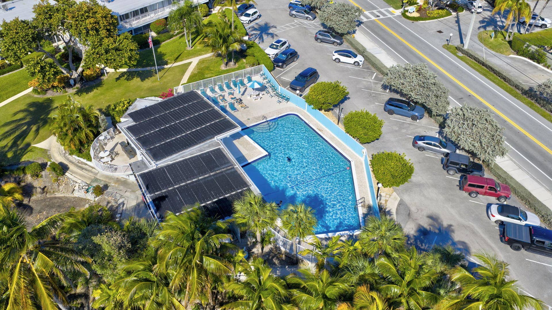 1221 HILLSBORO MILE, #23A, Hillsboro Beach, FL 33062 Pool ariel