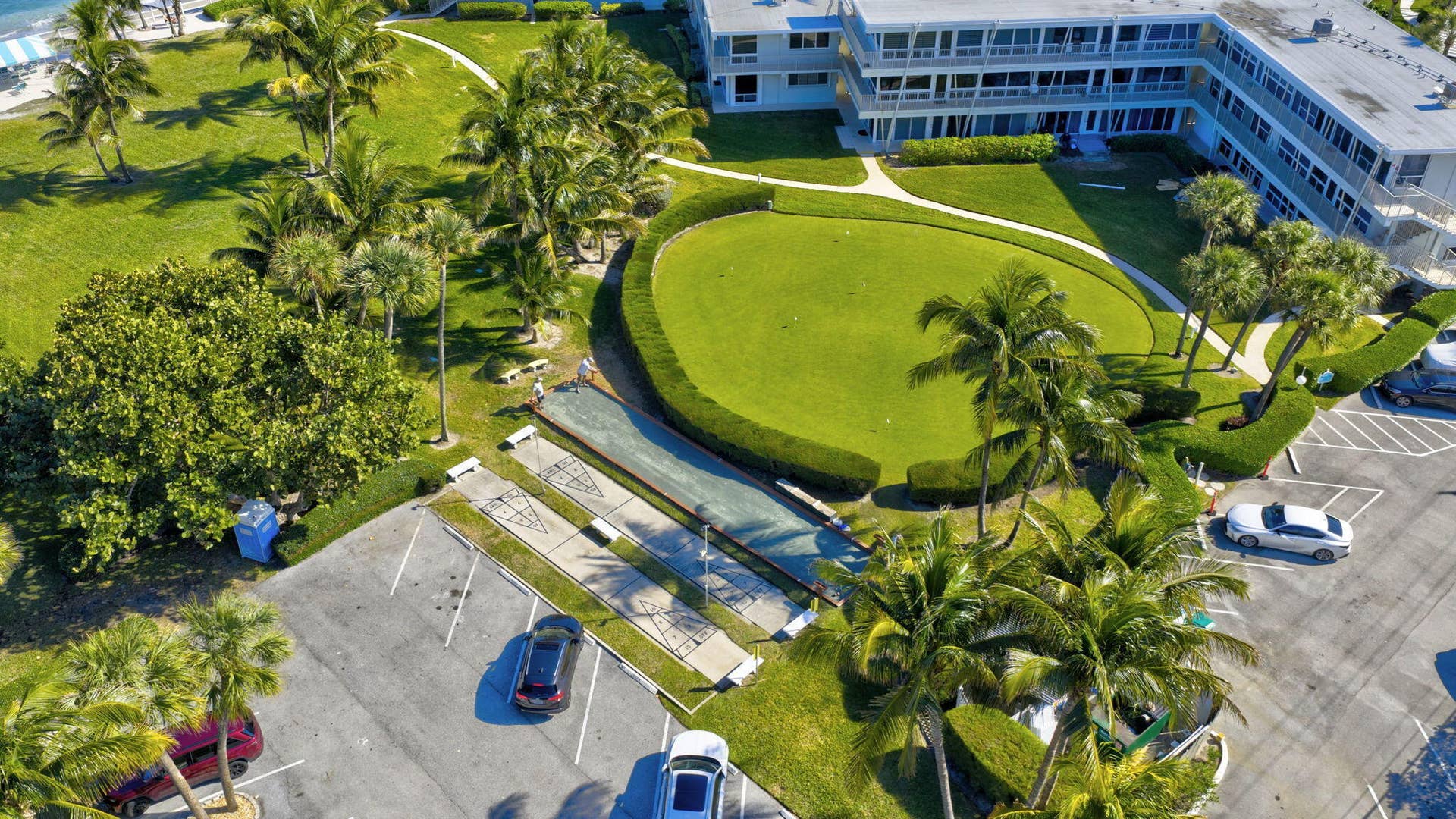 1221 HILLSBORO MILE, #23A, Hillsboro Beach, FL 33062 Gold course ariel