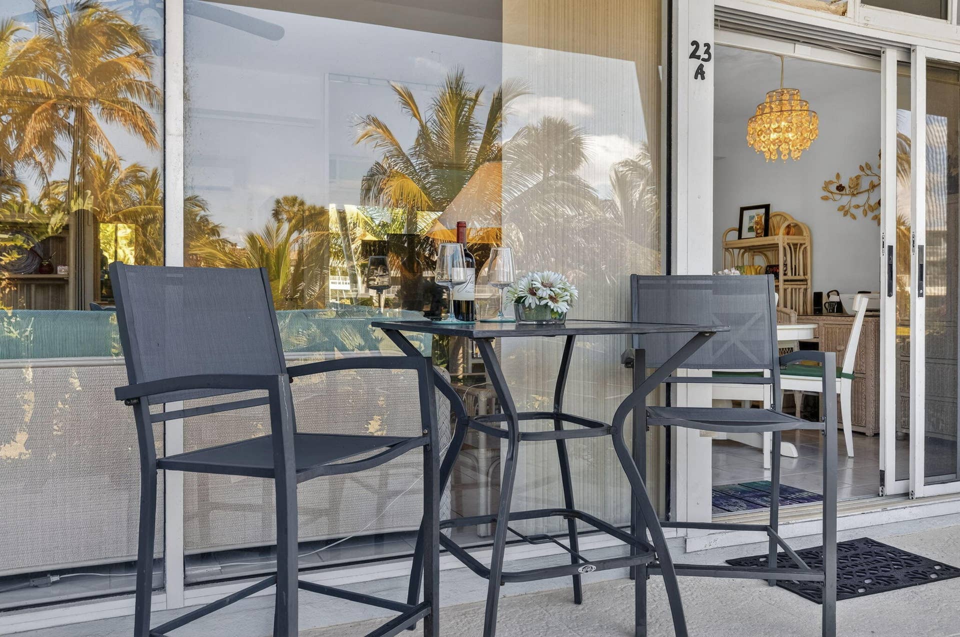 1221 HILLSBORO MILE, #23A, Hillsboro Beach, FL 33062 Front patio