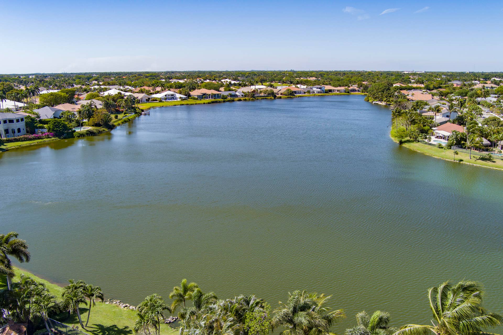 4937 Willow Drive, Boca Raton, FL 33487 Pheasant Walk Community Lake Aerial