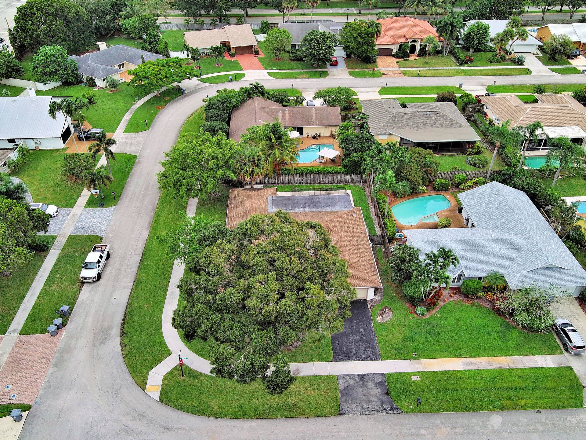4937 Willow Drive, Boca Raton, FL 33487 North Aerial View