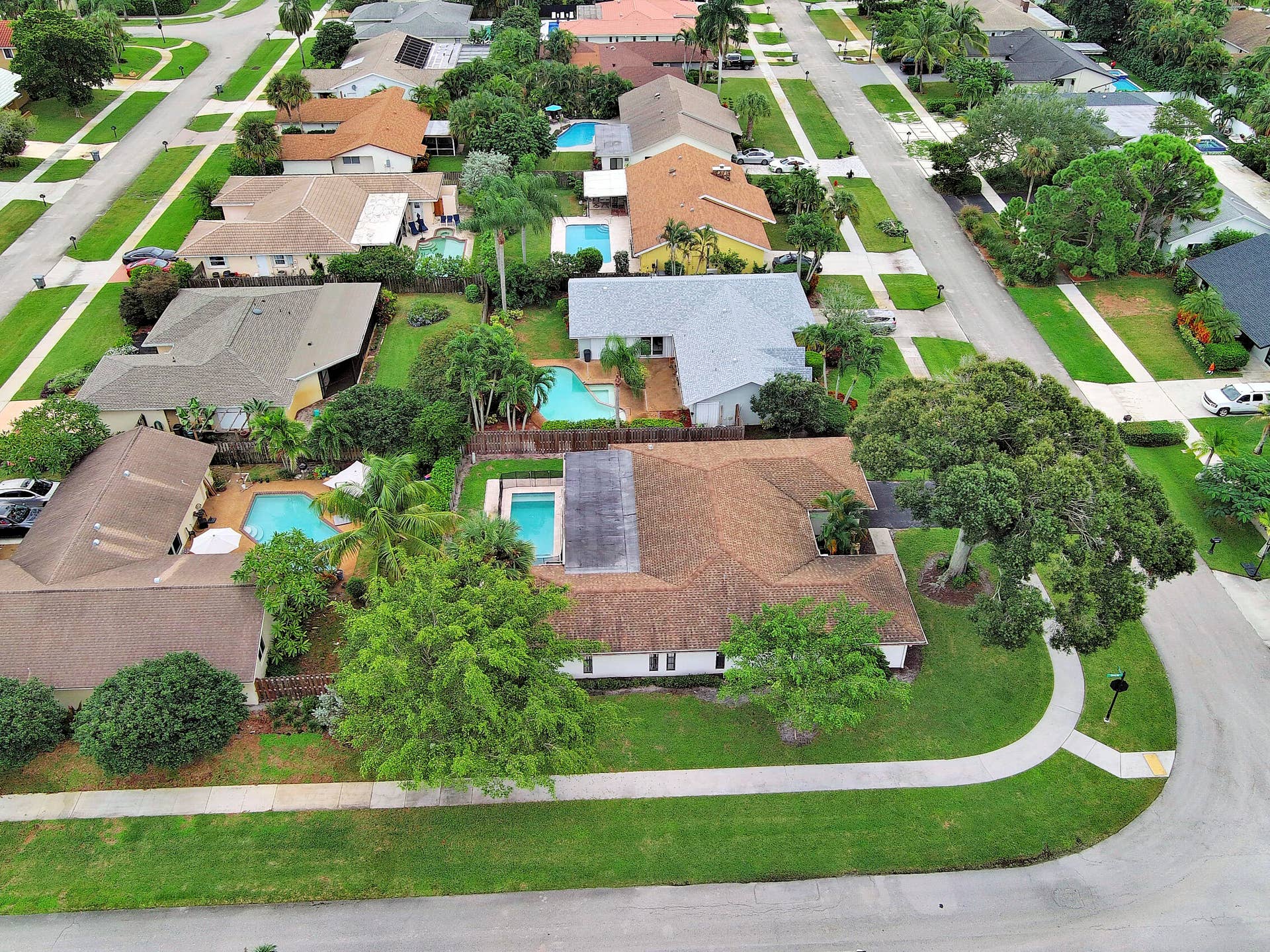 4937 Willow Drive, Boca Raton, FL 33487 East Aerial View