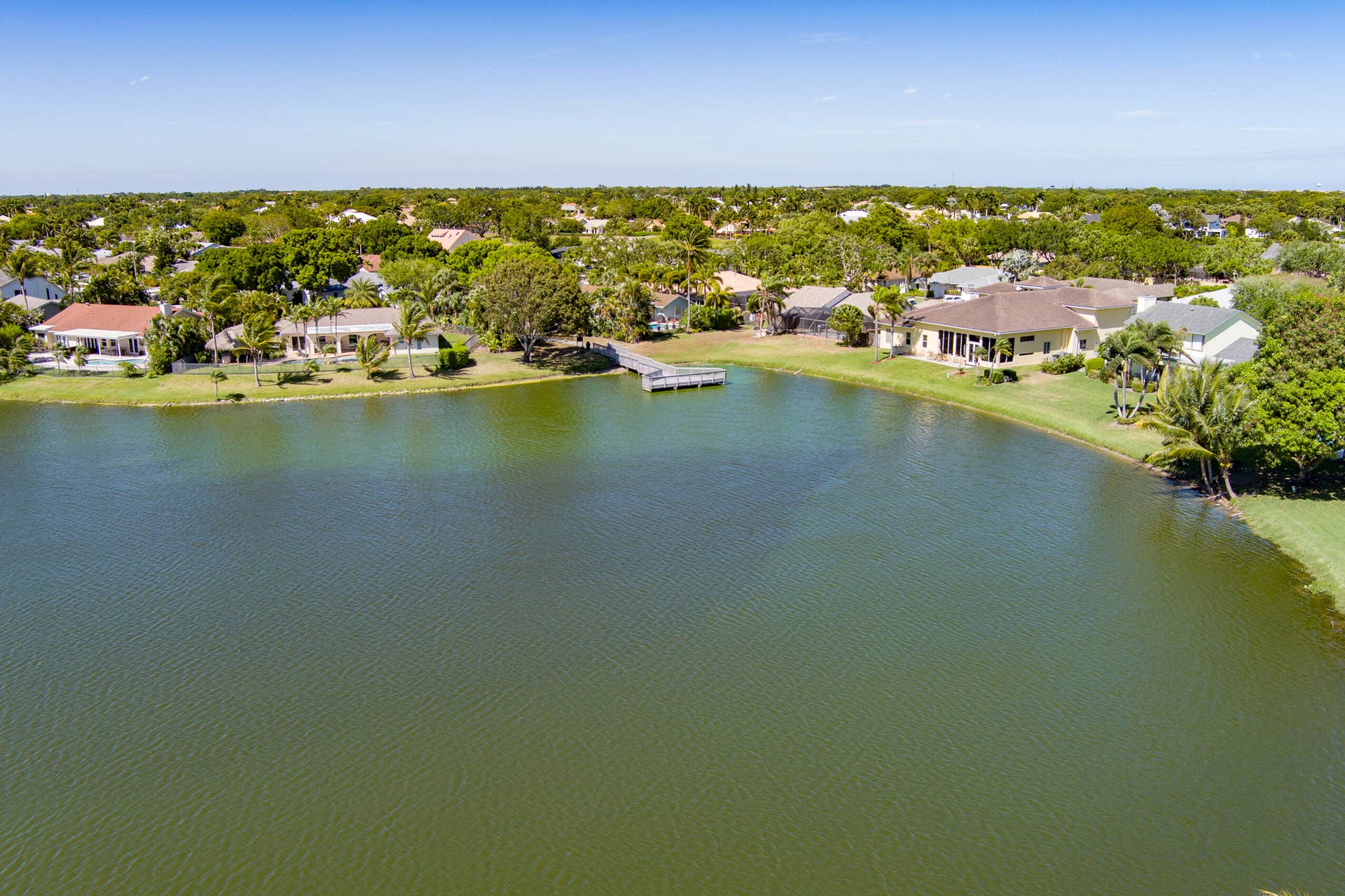 4937 Willow Drive, Boca Raton, FL 33487 Pheasant Walk Community Lake Aerial