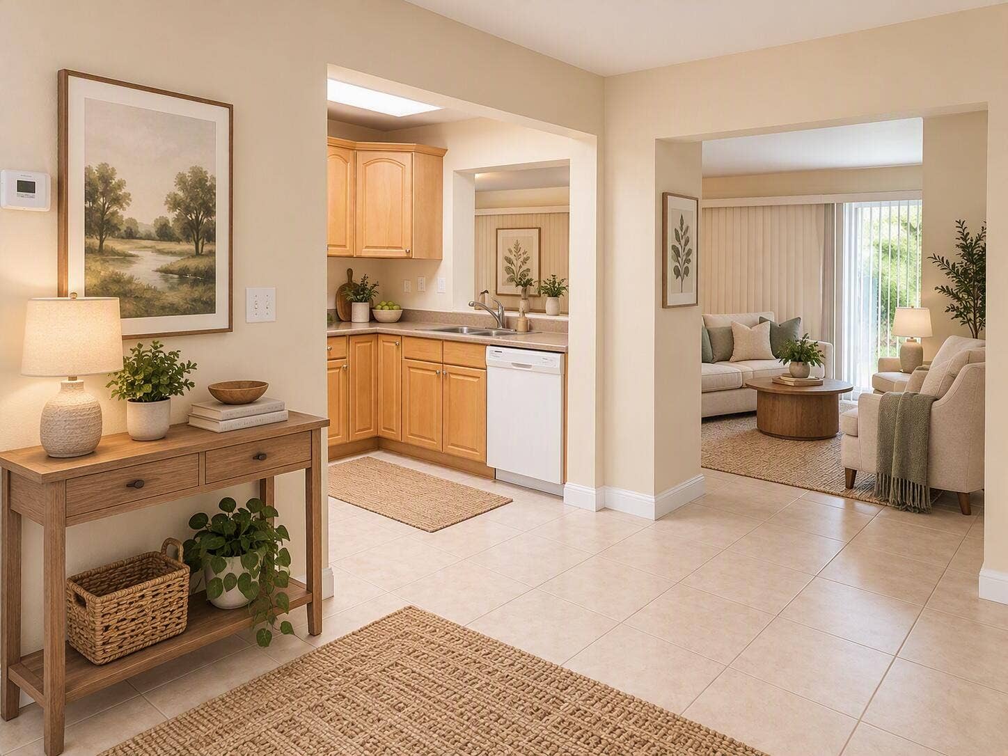 Staged room