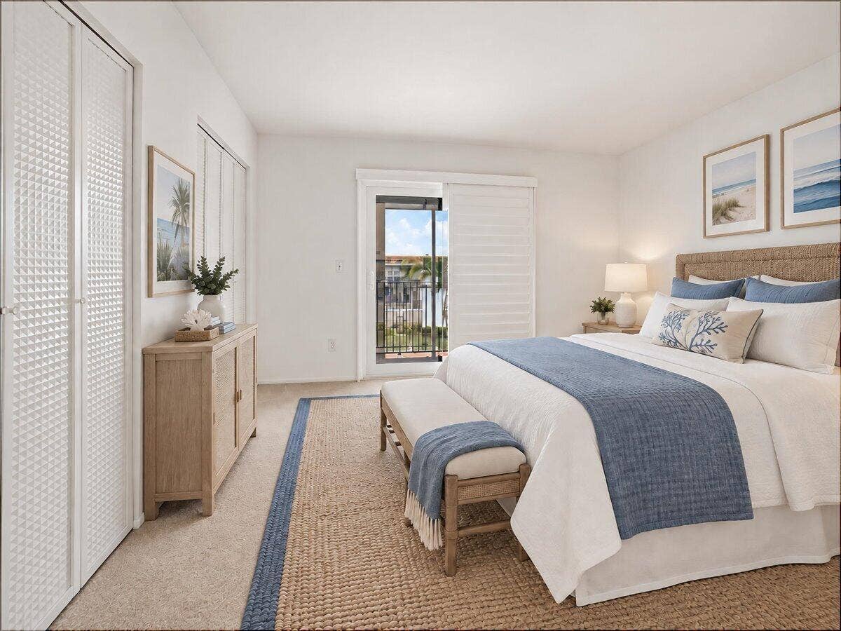 131 Doolen Court, #306, North Palm Beach, FL 33408 Bedroom Virtually Staged