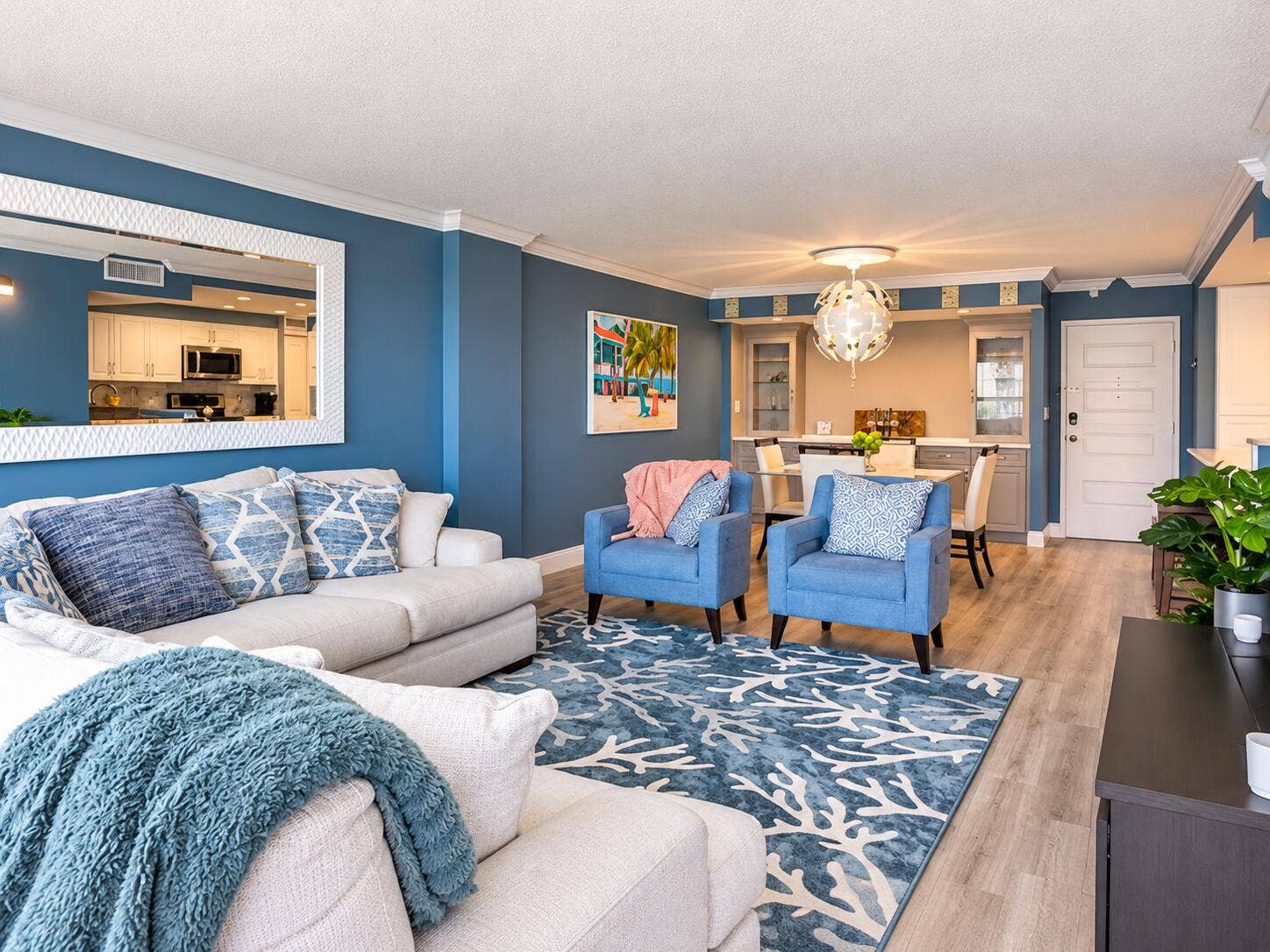 405 N OCEAN Boulevard, #1004, Pompano Beach, Pompano Beach, FL 33062 PH Living room