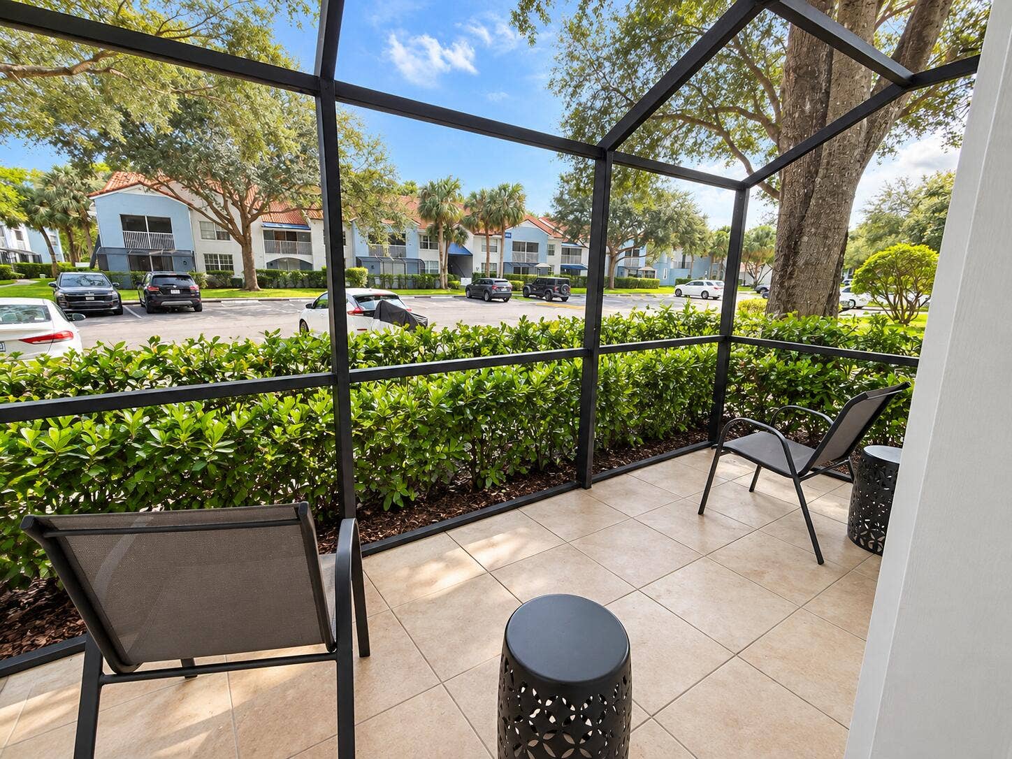 3131 Clint Moore Road, #107, Boca Raton, FL 33496 Screened Patio