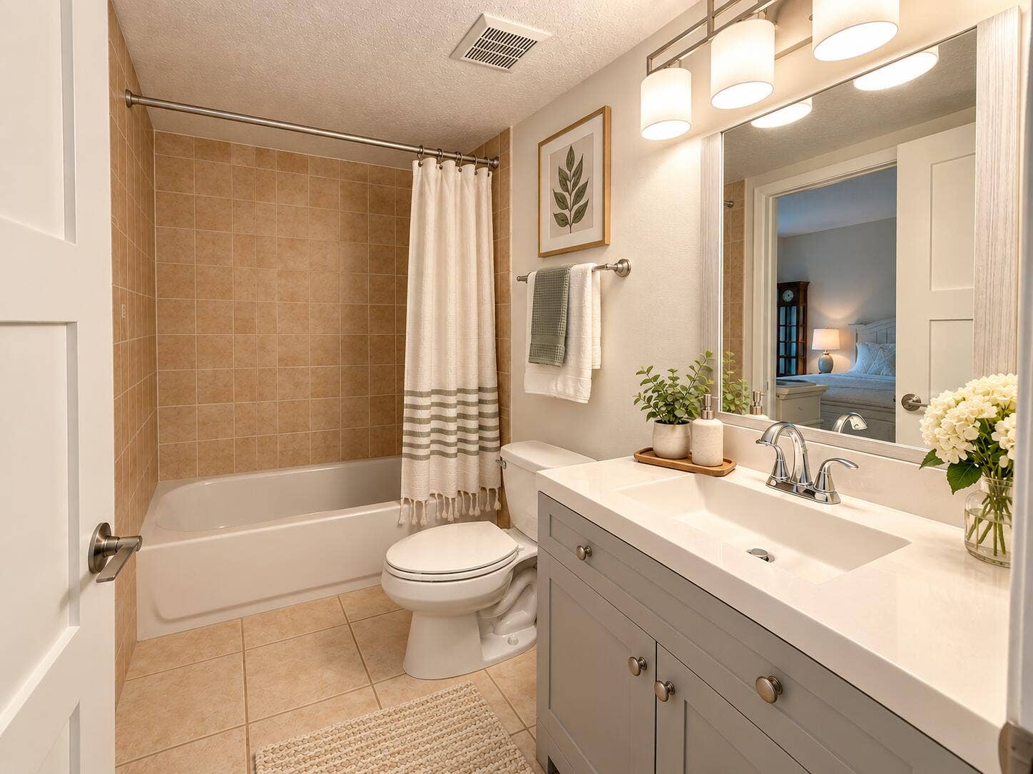 3131 Clint Moore Road, #107, Boca Raton, FL 33496 Guest bath