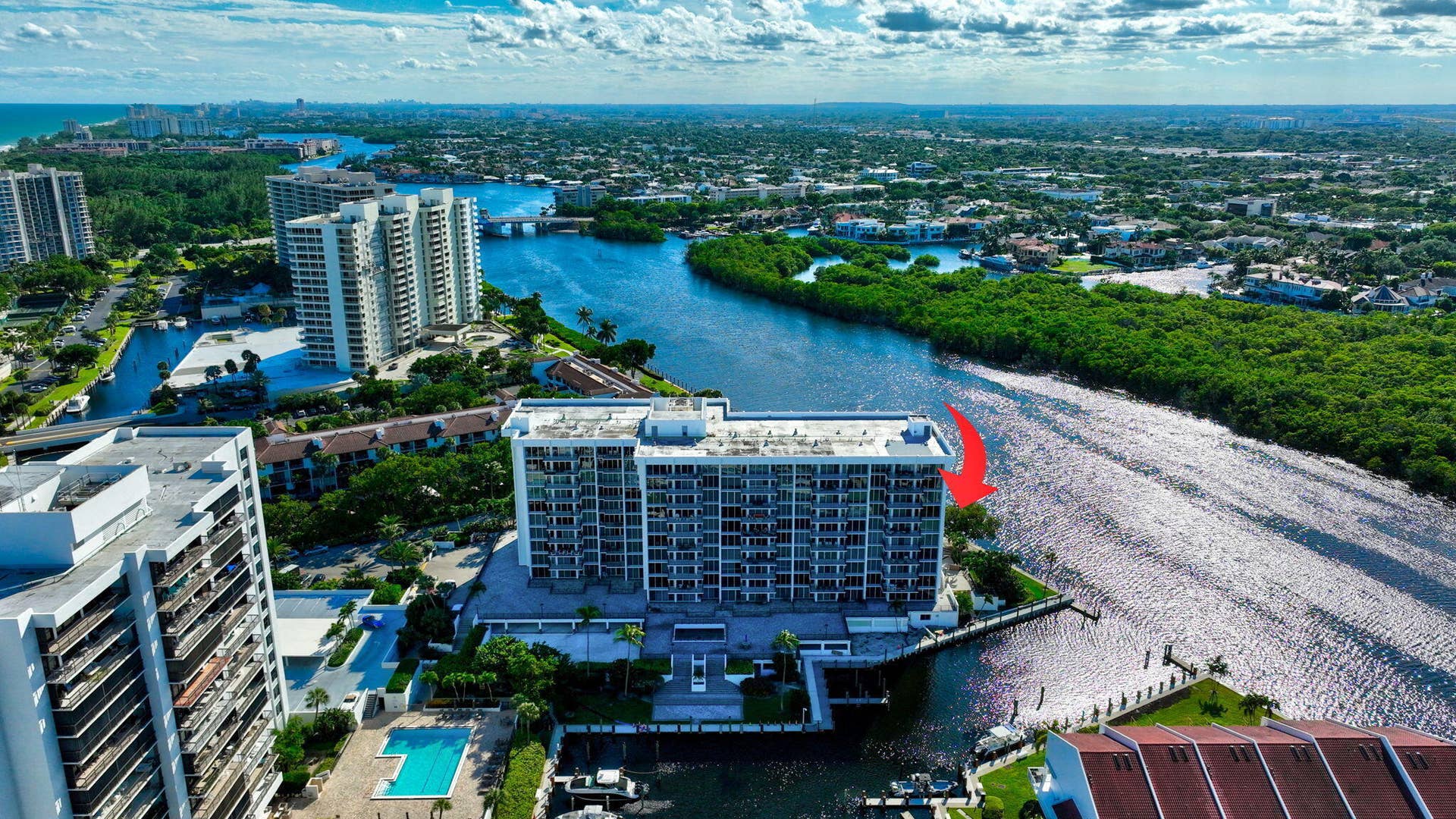 4750 S Ocean Boulevard, #Unit 305, Highland Beach, FL 33487 AERIAL