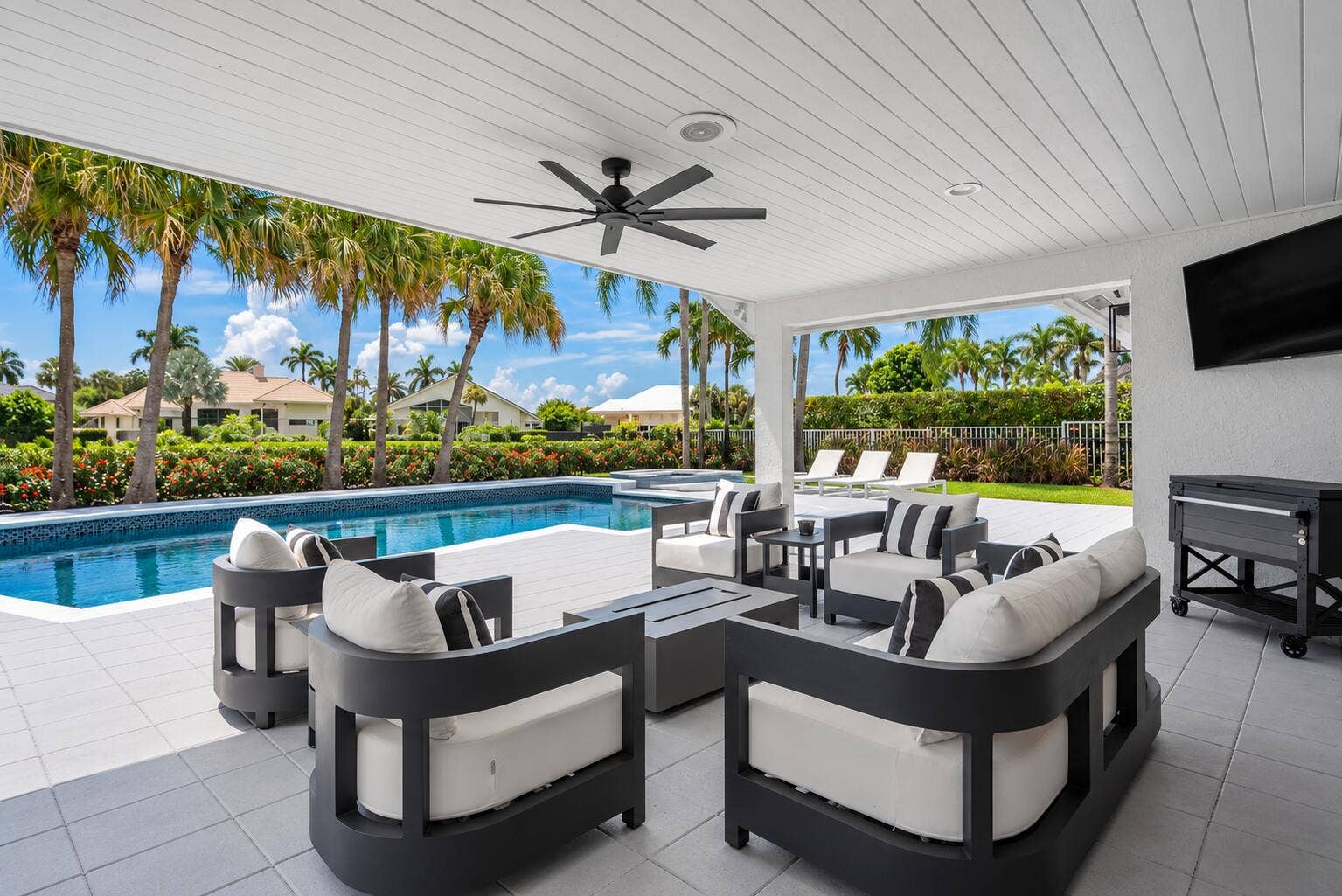 Covered patio
