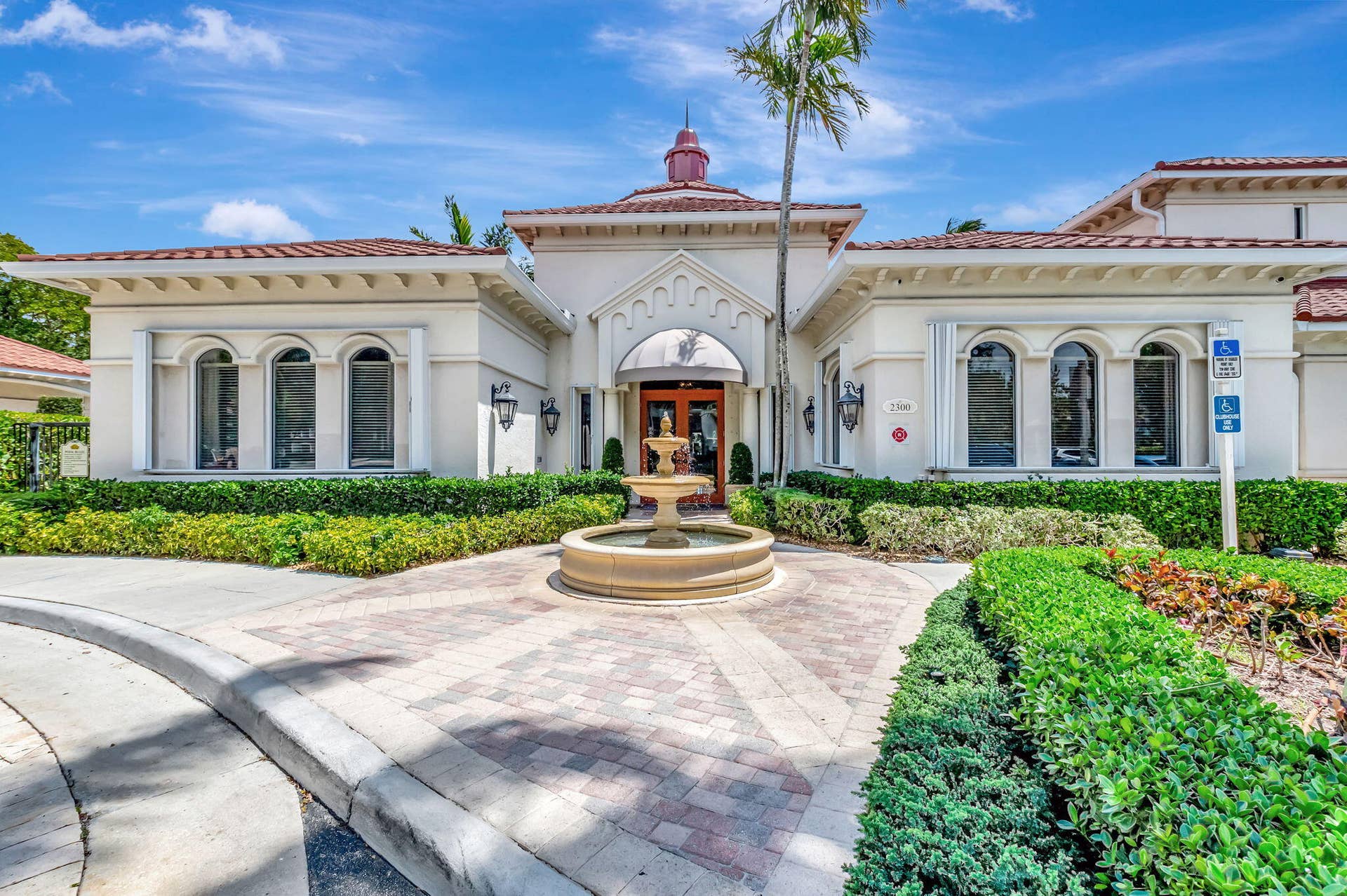 2109 TUSCANY Way, #109, Boynton Beach, FL 33435 Elegant Clubhouse with Fountain Entry