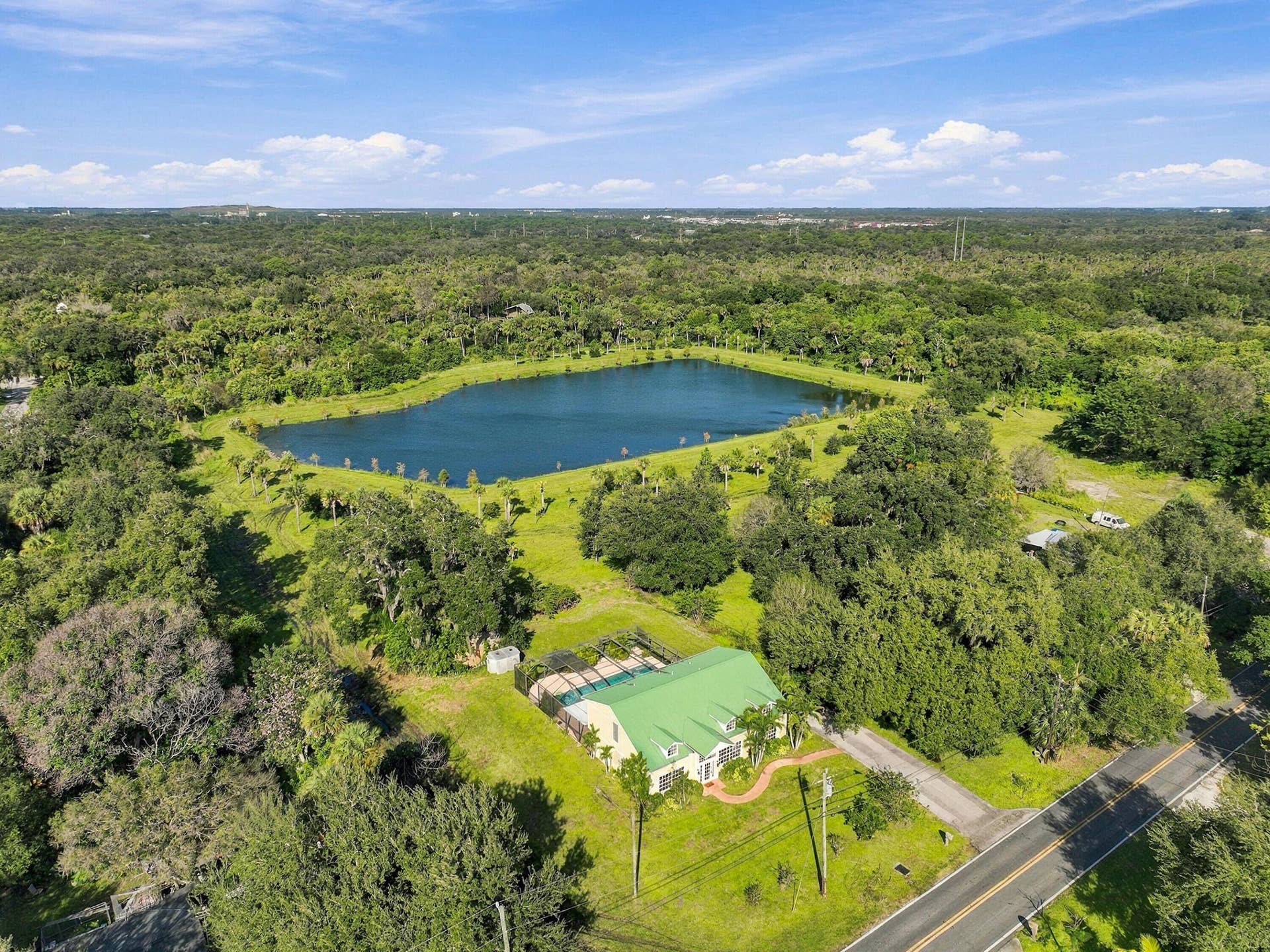 Aerial- Pond View