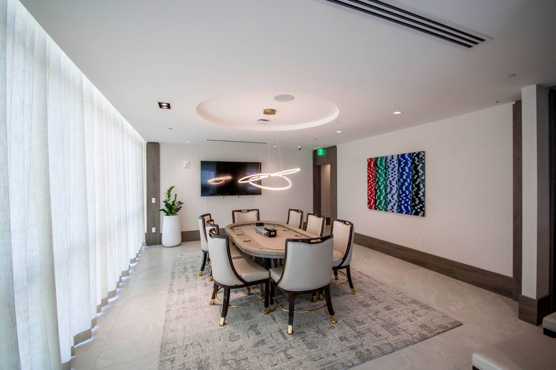 220 Lake Shore Drive, #813, West Palm Beach, FL 33403 Card Room