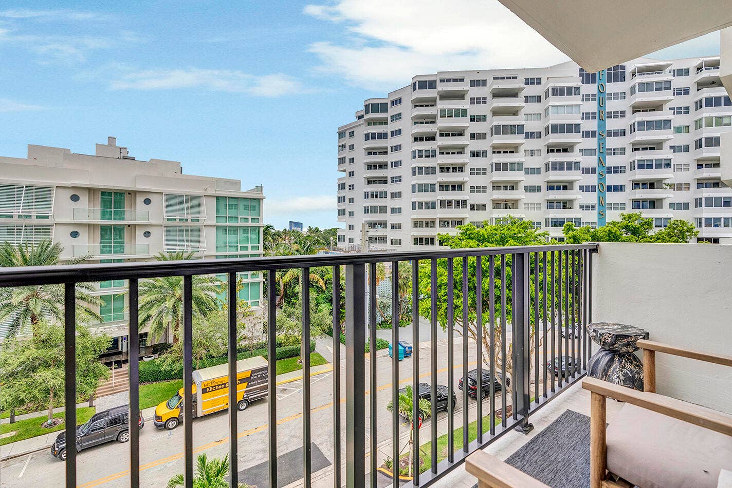 340 SUNSET Drive, #505, Fort Lauderdale, Fort Lauderdale, FL 33301 View from balcony