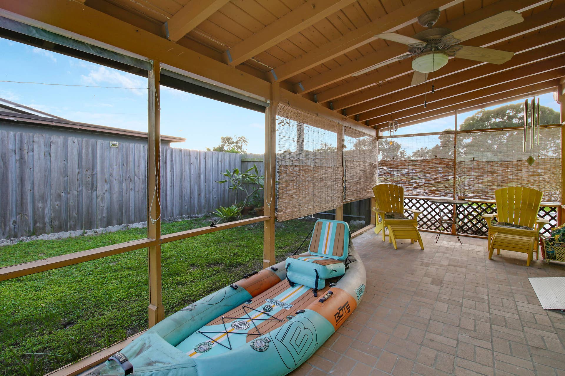 1225 MOHAWK Street, Jupiter, FL 33458 Patio on East Side