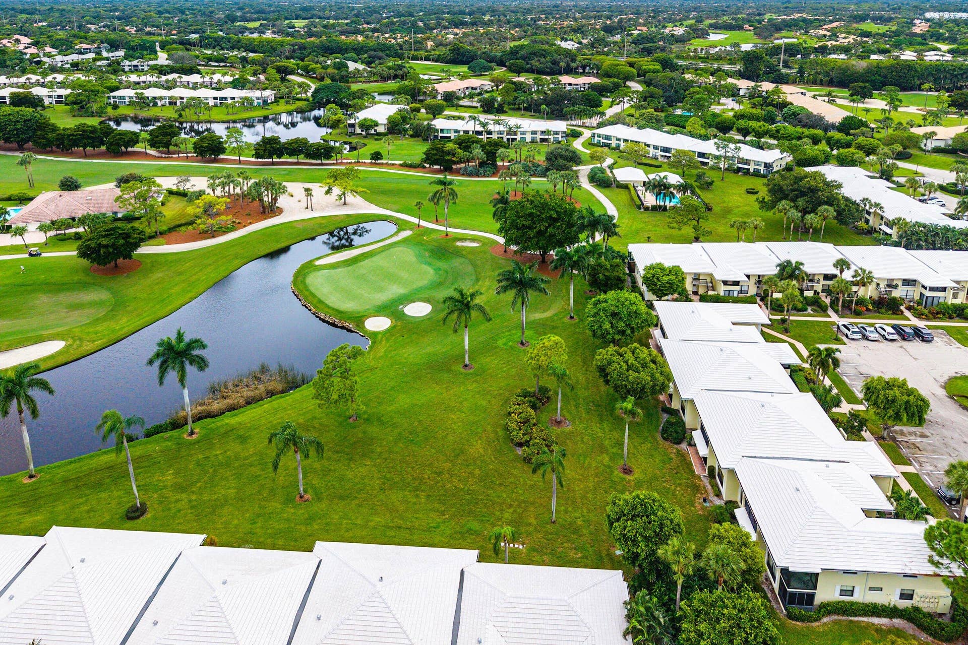 3657 Quail Ridge Drive N, #Bobwhite B, Boynton Beach, FL 33436 Aerial view