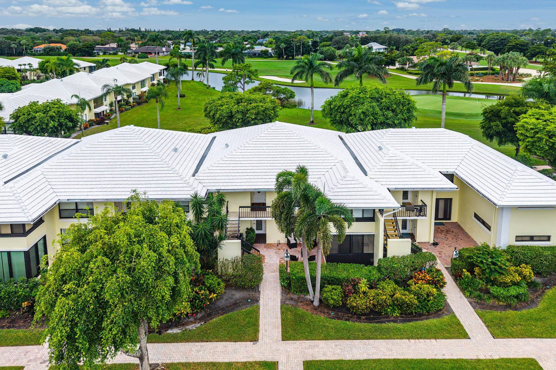 3657 Quail Ridge Drive N, #Bobwhite B, Boynton Beach, FL 33436 Aerial view