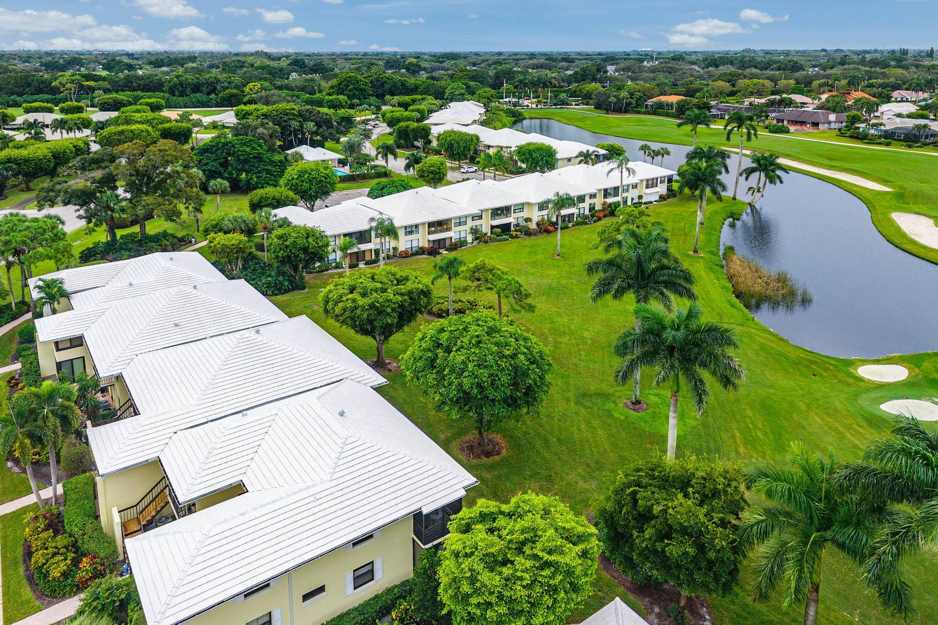 3657 Quail Ridge Drive N, #Bobwhite B, Boynton Beach, FL 33436 Aerial view