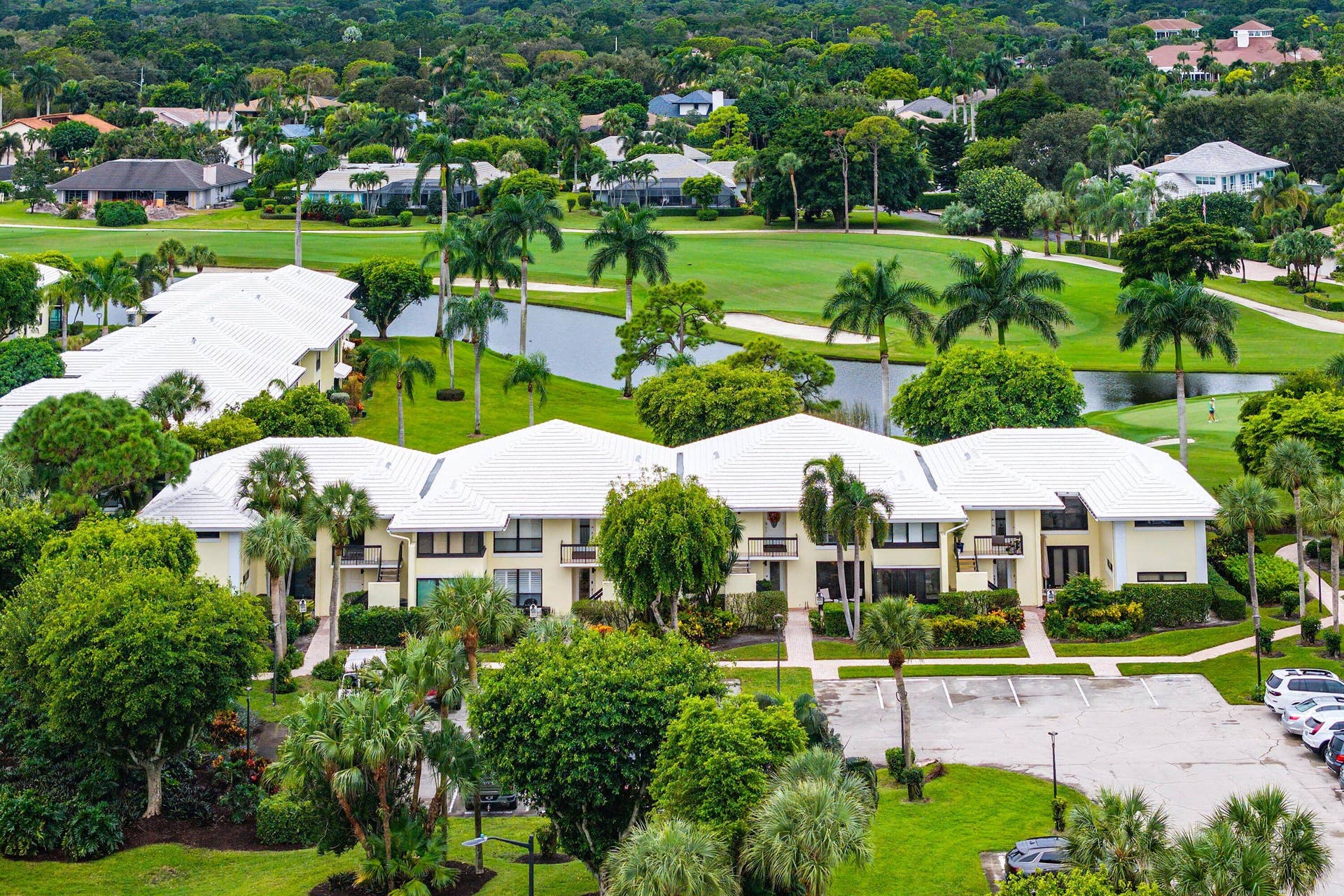 3657 Quail Ridge Drive N, #Bobwhite B, Boynton Beach, FL 33436 Aerial view