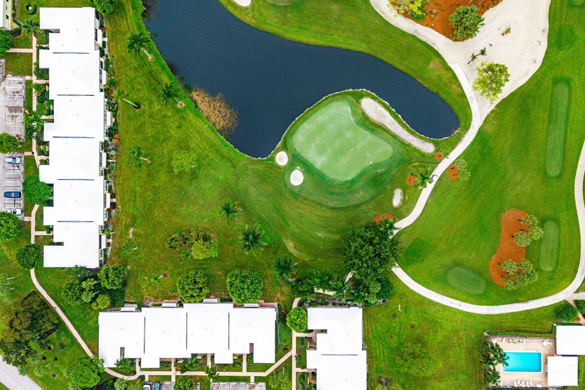 3657 Quail Ridge Drive N, #Bobwhite B, Boynton Beach, FL 33436 Aerial view