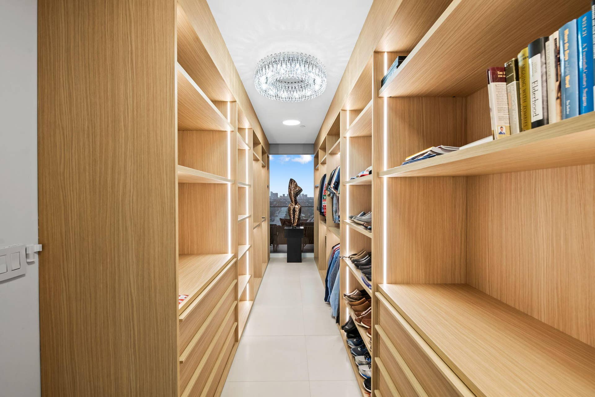 153 N Seabreeze Boulevard, #1102, Fort Lauderdale, FL 33304 Owner's suite closet