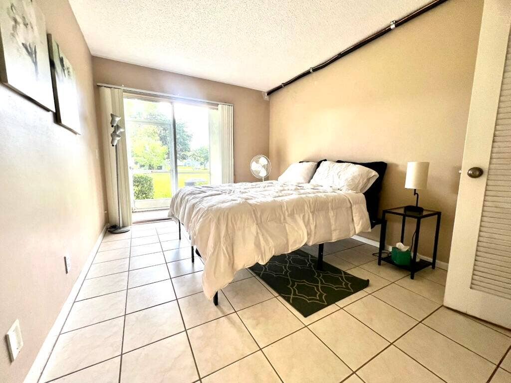 358 TILFORD Q, #358, Deerfield Beach, FL 33442 2nd Bedroom with Sliders and great garden view