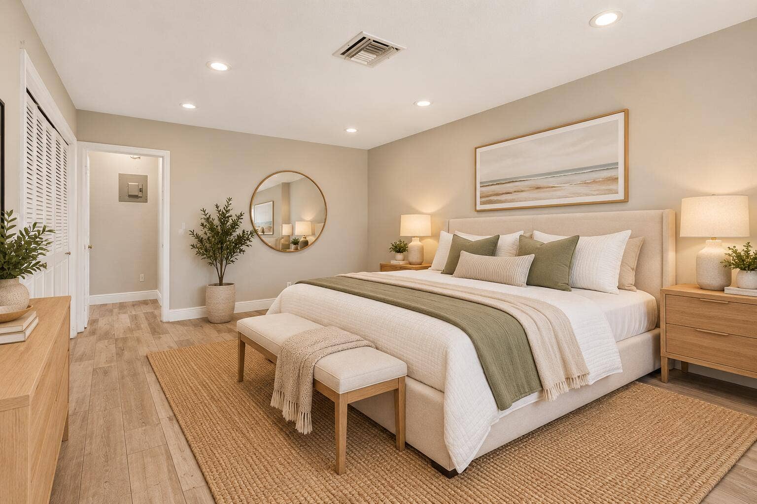 2820 NE 30TH Street, #9, Fort Lauderdale, FL 33306 Staged Guest Bedroom