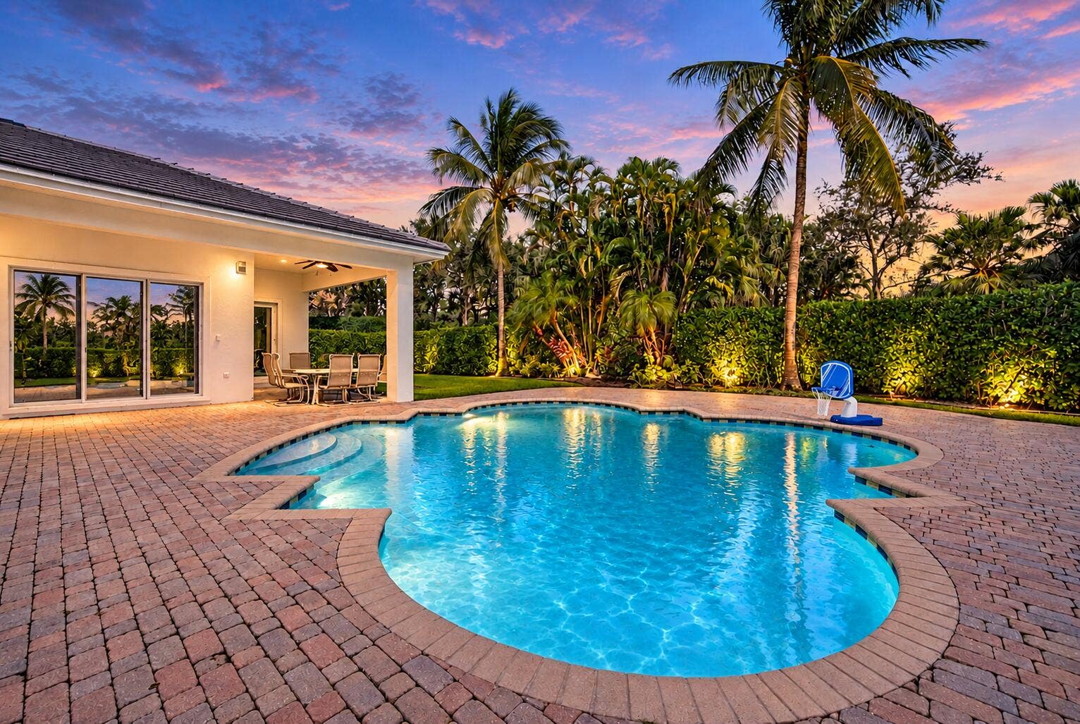 Twilight Luxury Poolside Retreat-4