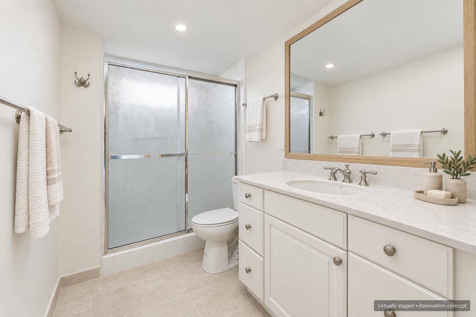 371 Wilma Circle, #4, Riviera Beach, FL 33404 VIRTUALLY STAGED & RENOVATED Conceptual rendering for inspiration only. Furnishings and improvements shown do not reflect the propertys current condition.