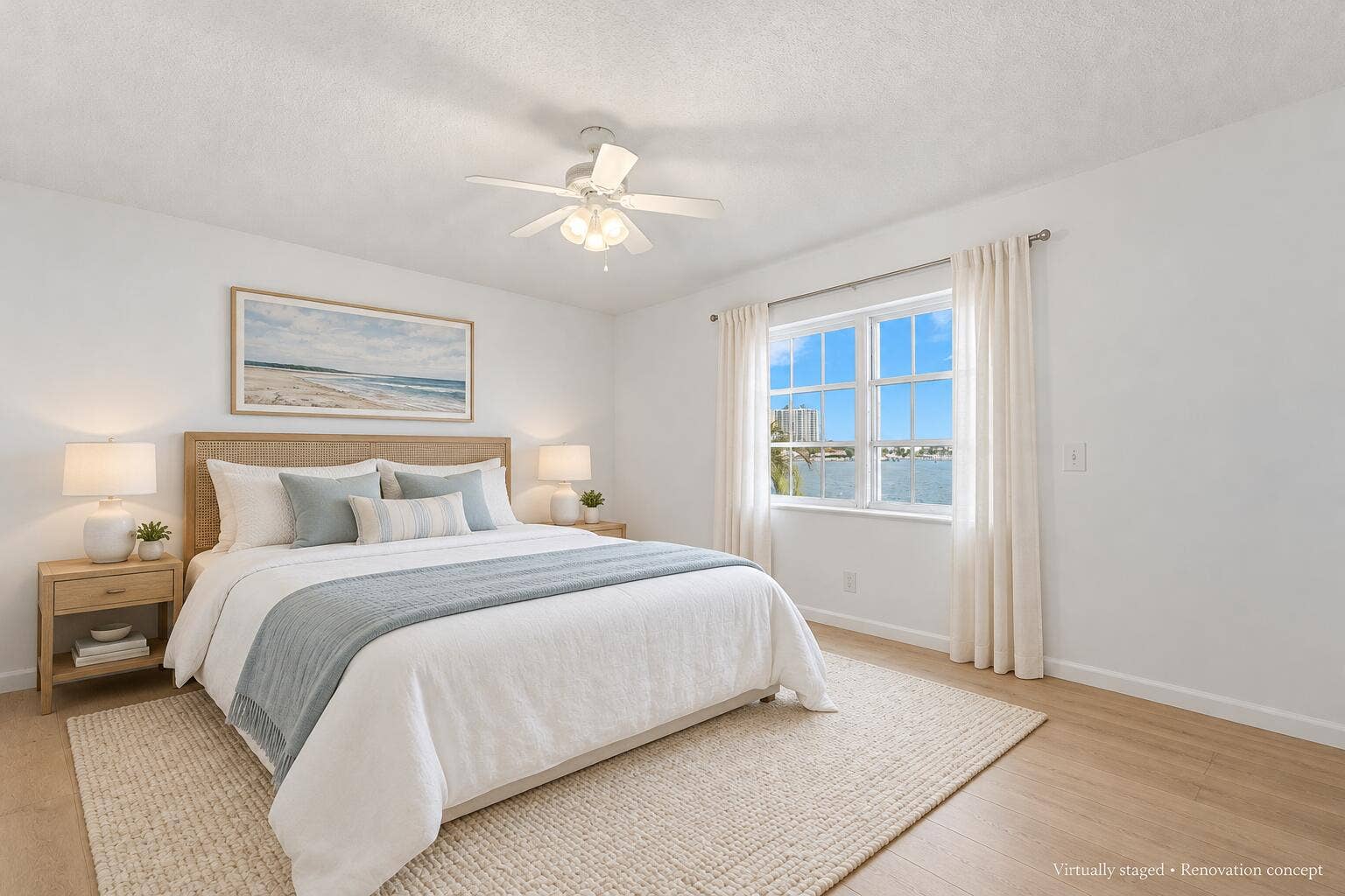 371 Wilma Circle, #4, Riviera Beach, FL 33404 VIRTUALLY STAGED & RENOVATED Conceptual rendering for inspiration only. Furnishings and improvements shown do not reflect the propertys current condition.