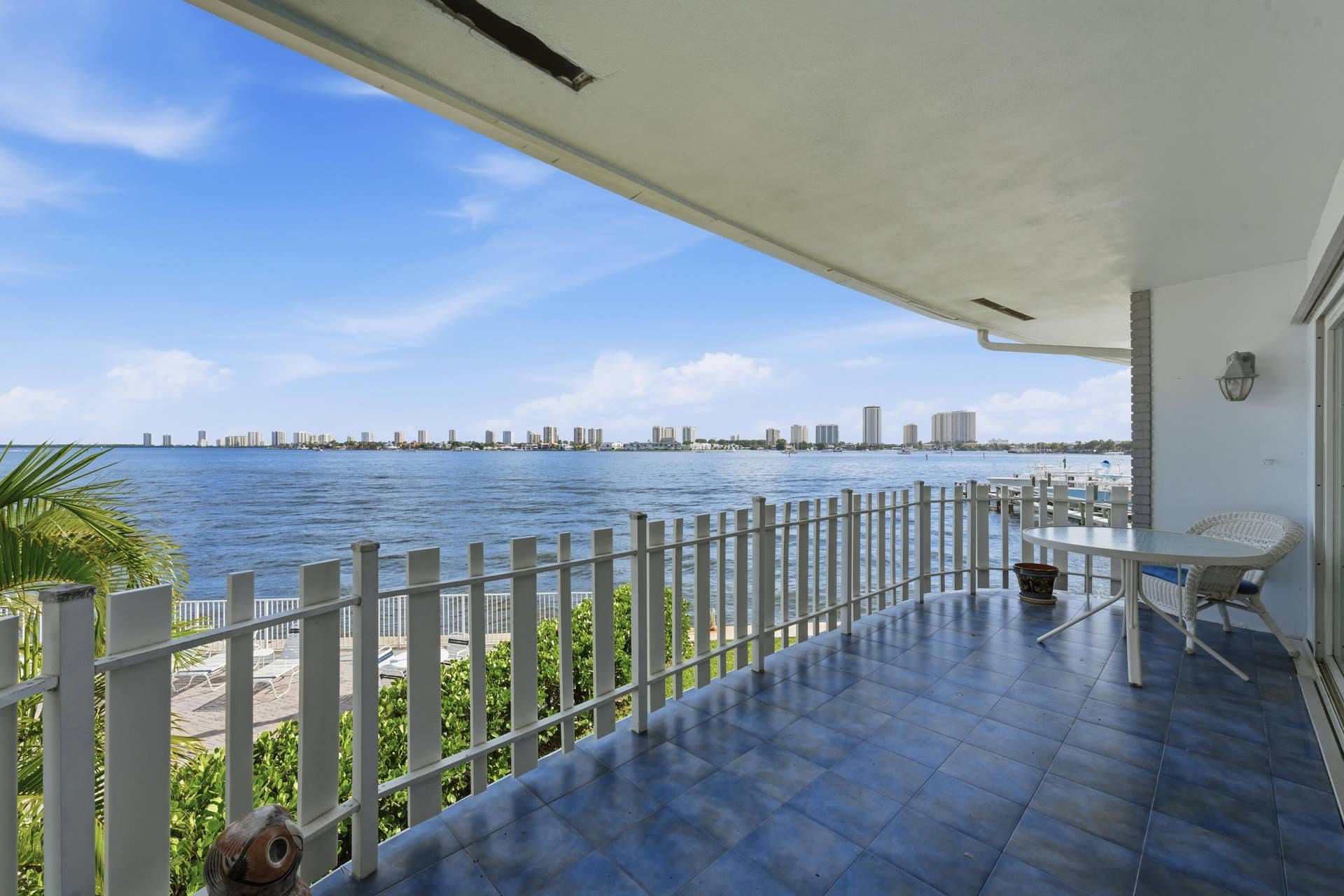 371 Wilma Circle, #4, Riviera Beach, FL 33404 Waterfront Terrace Covered