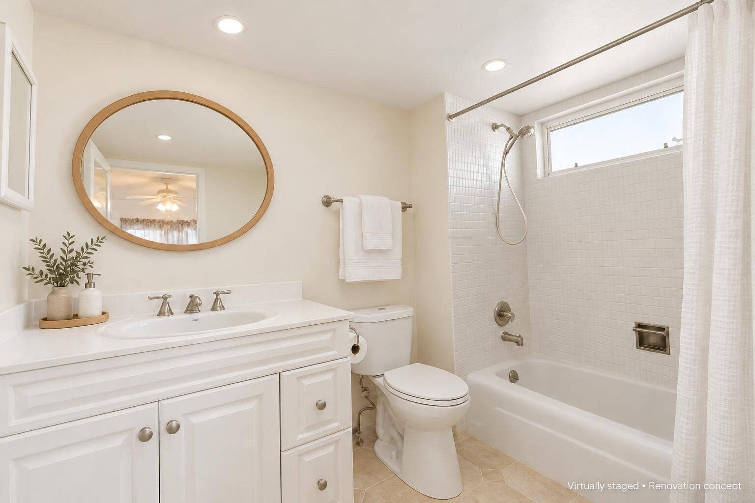 371 Wilma Circle, #4, Riviera Beach, FL 33404 VIRTUALLY STAGED & RENOVATED Conceptual rendering for inspiration only. Furnishings and improvements shown do not reflect the propertys current condition.
