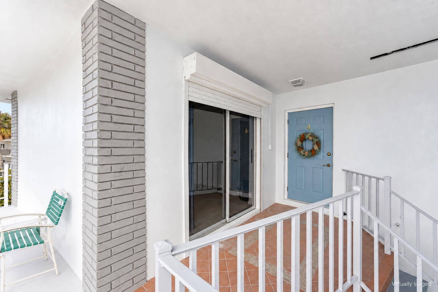 371 Wilma Circle, #4, Riviera Beach, FL 33404 Patio Entry - Front Door