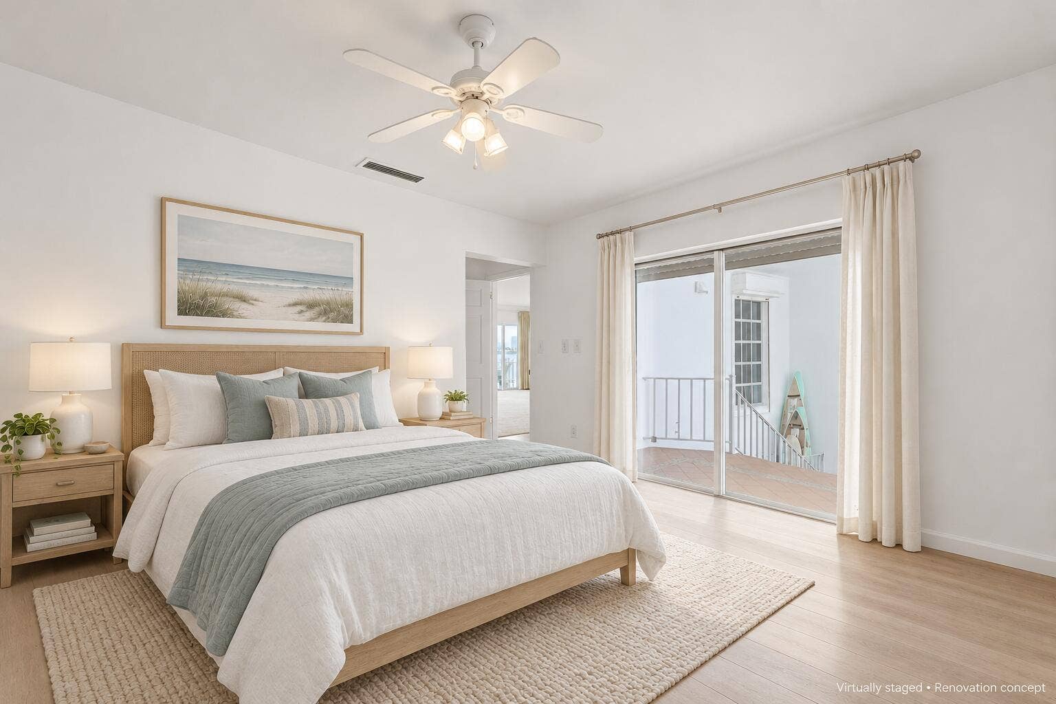 371 Wilma Circle, #4, Riviera Beach, FL 33404 VIRTUALLY STAGED & RENOVATED Conceptual rendering for inspiration only. Furnishings and improvements shown do not reflect the propertys current condition.
