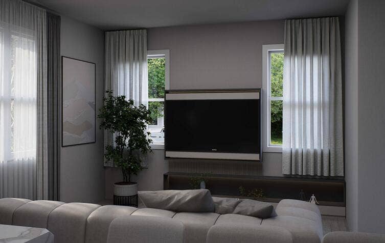 912 14th Street, West Palm Beach, FL 33401 Living Room - 3D Print