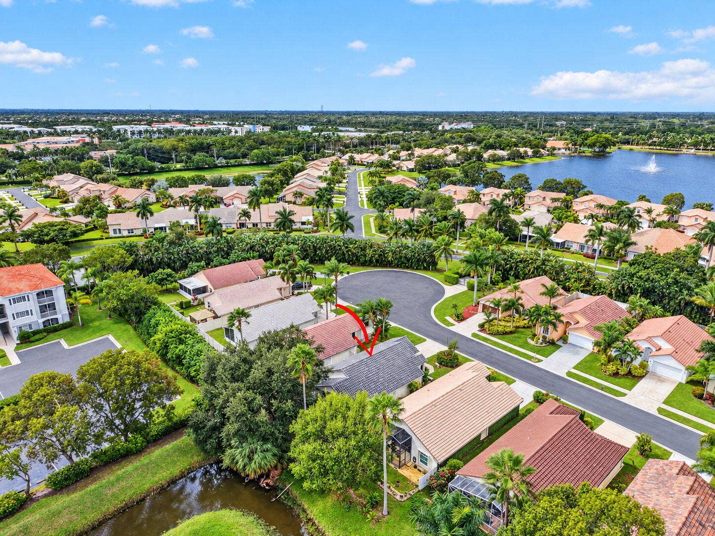 1886 BARNSTABLE Road, Wellington, FL 33414 Arial West View