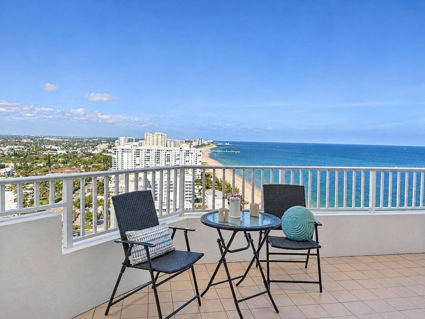 1340 S Ocean Boulevard, #2403 PH3, Pompano Beach, Pompano Beach, FL 33062 Luxury Penthouse Gorgeous Ocean, City & Intracoastal Views
