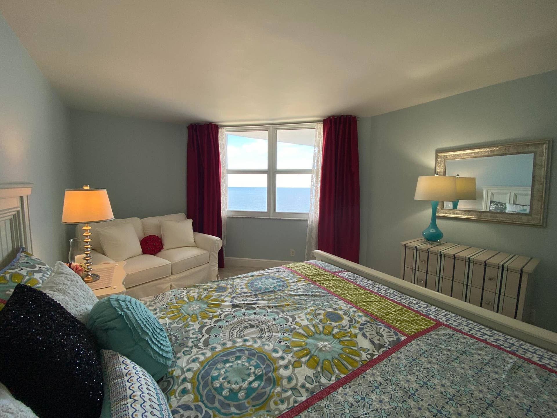 1340 S Ocean Boulevard, #2403 PH3, Pompano Beach, Pompano Beach, FL 33062 Primary Bedroom Ocean & City Views