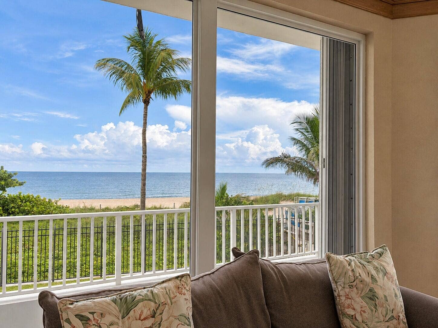 1340 S Ocean Boulevard, #2403 PH3, Pompano Beach, Pompano Beach, FL 33062 Seaside Resort View from Sofa