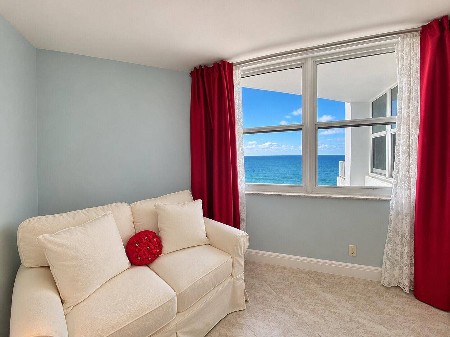 1340 S Ocean Boulevard, #2403 PH3, Pompano Beach, Pompano Beach, FL 33062 Primary Bedroom Ocean & City Views