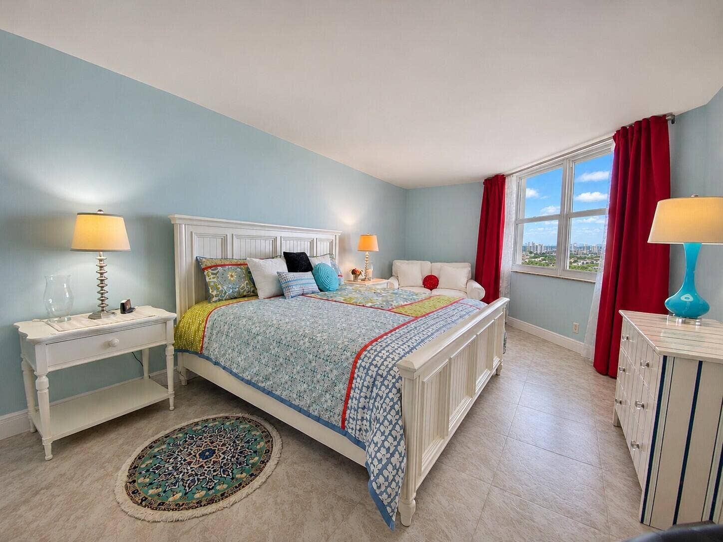 1340 S Ocean Boulevard, #2403 PH3, Pompano Beach, Pompano Beach, FL 33062 Primary Bedroom Ocean & City Views