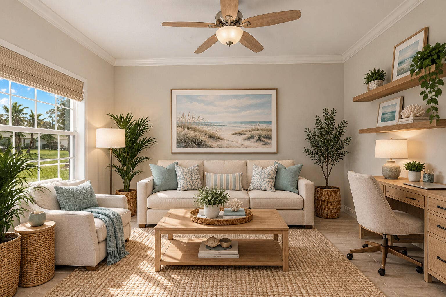 8055 102nd Avenue, Vero Beach, FL 32967 Den/Office AI Staged