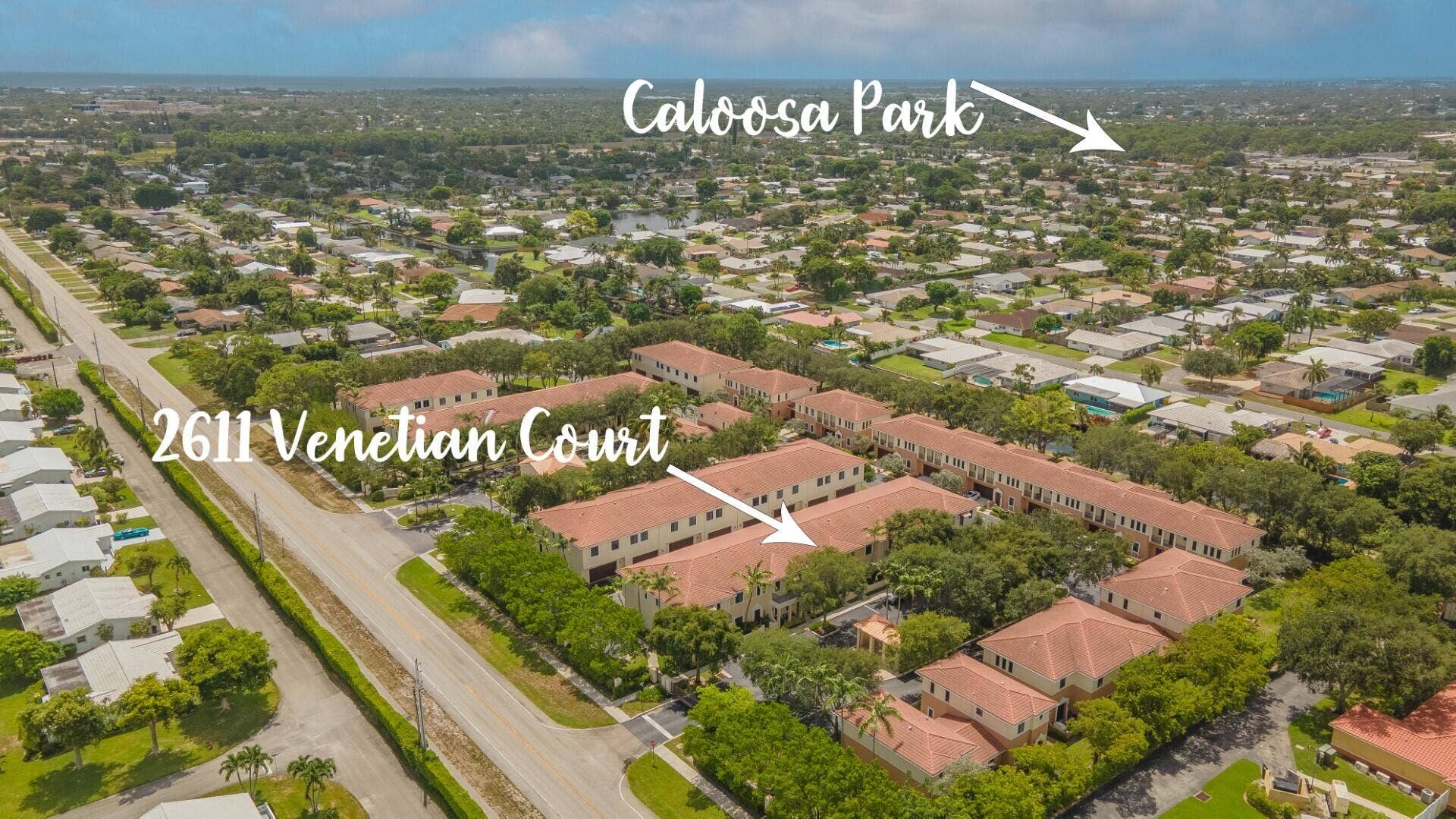 2611 VENETIAN Drive, Boynton Beach, FL 33426 Easily walk, ride, or roll thru the adjoining neighborhood to Caloosa Park bridge