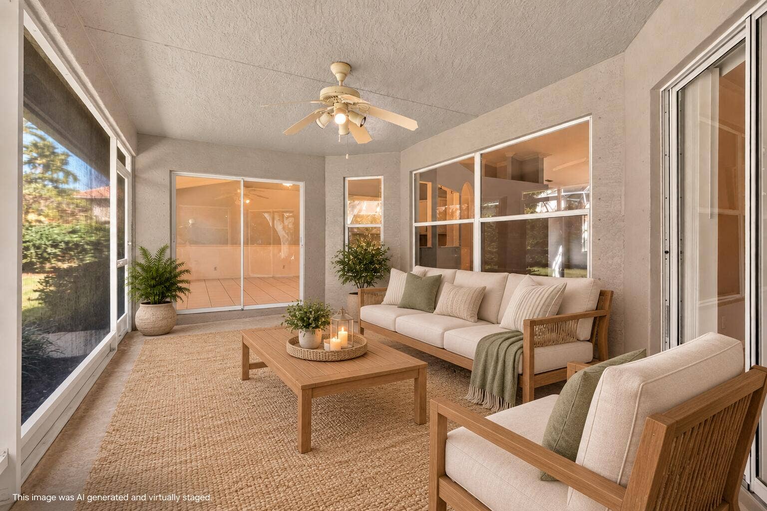 483 OTTER Lane N, Jupiter, FL 33458 Airy Coastal Screened Patio Retreat