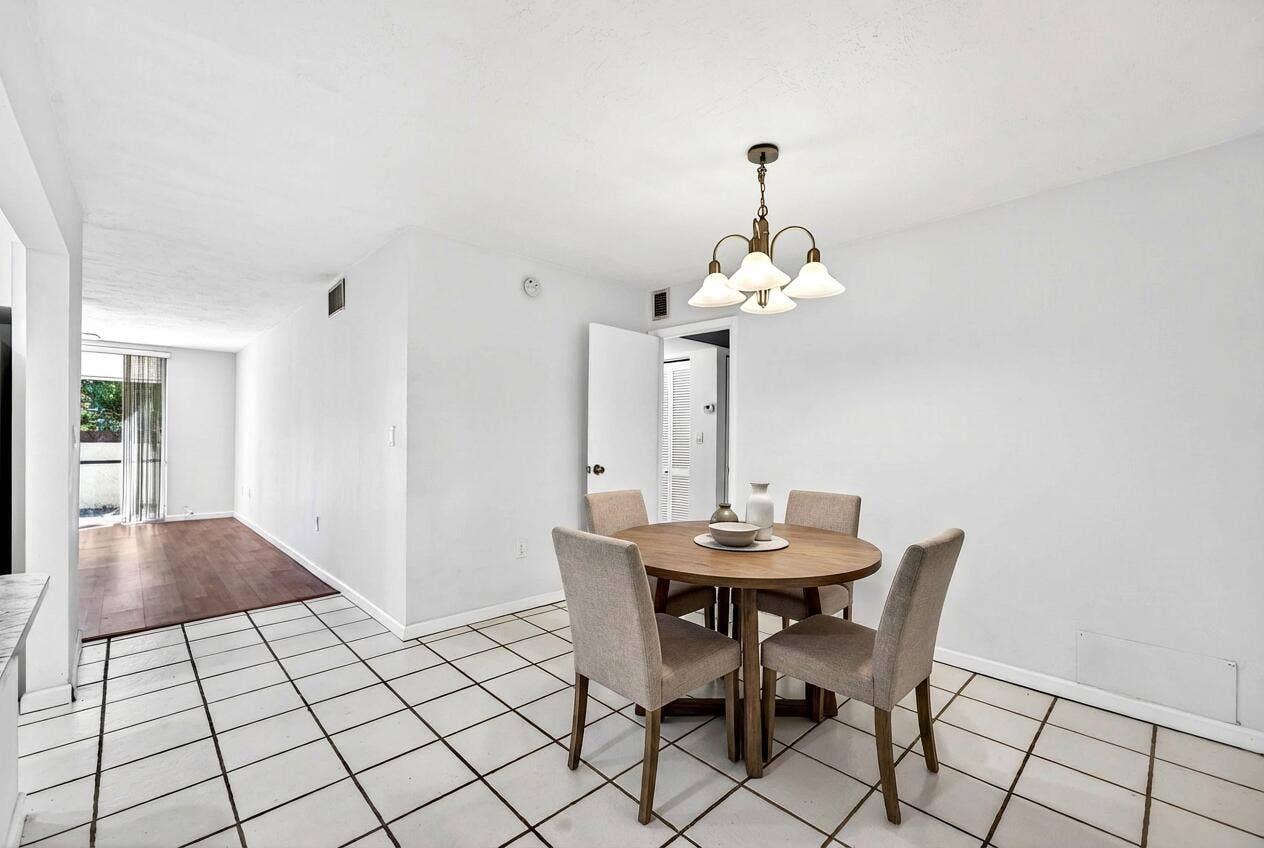 Virtually Staged Dining Room