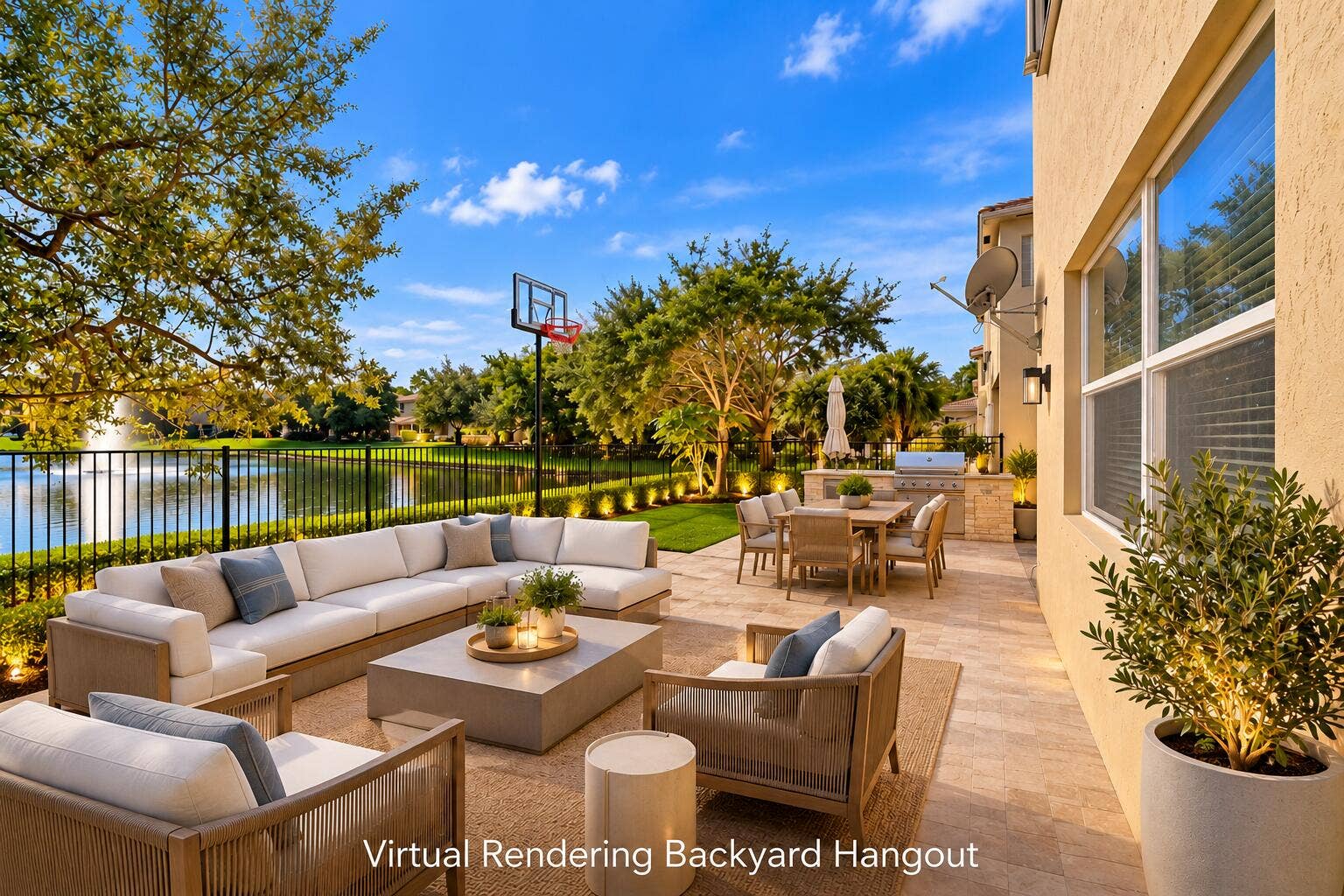 Luxury Lakeside Backyard Retreat