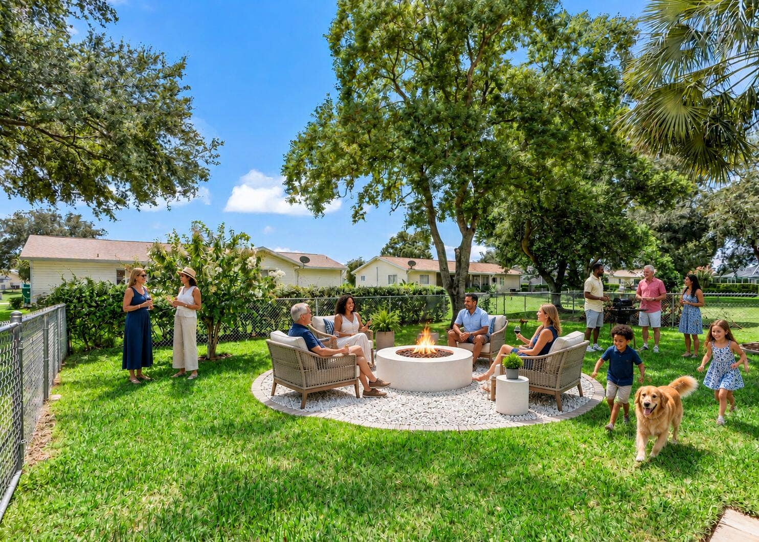 17760 SE 108th Avenue, Summerfield, FL 34491 firepit