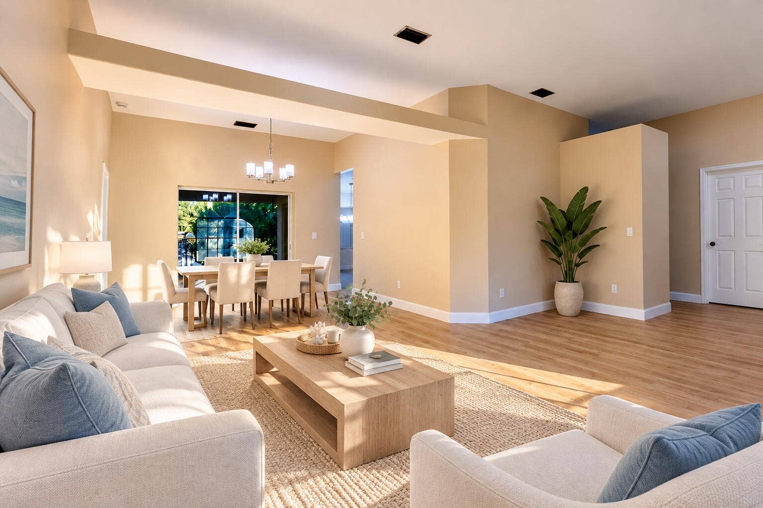 Virtual Staging Sample for Formal Areas